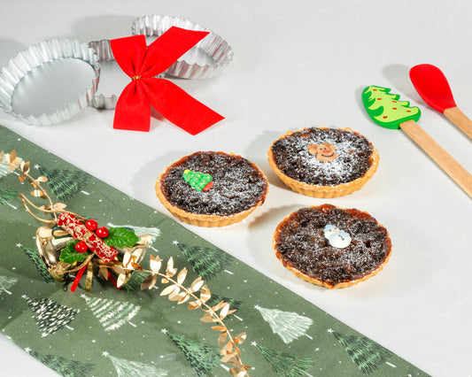 Luxury Mince Pie Trio Gift Box - Alcohol Free & Vegetarian  - Christmas,  Autumn 2025