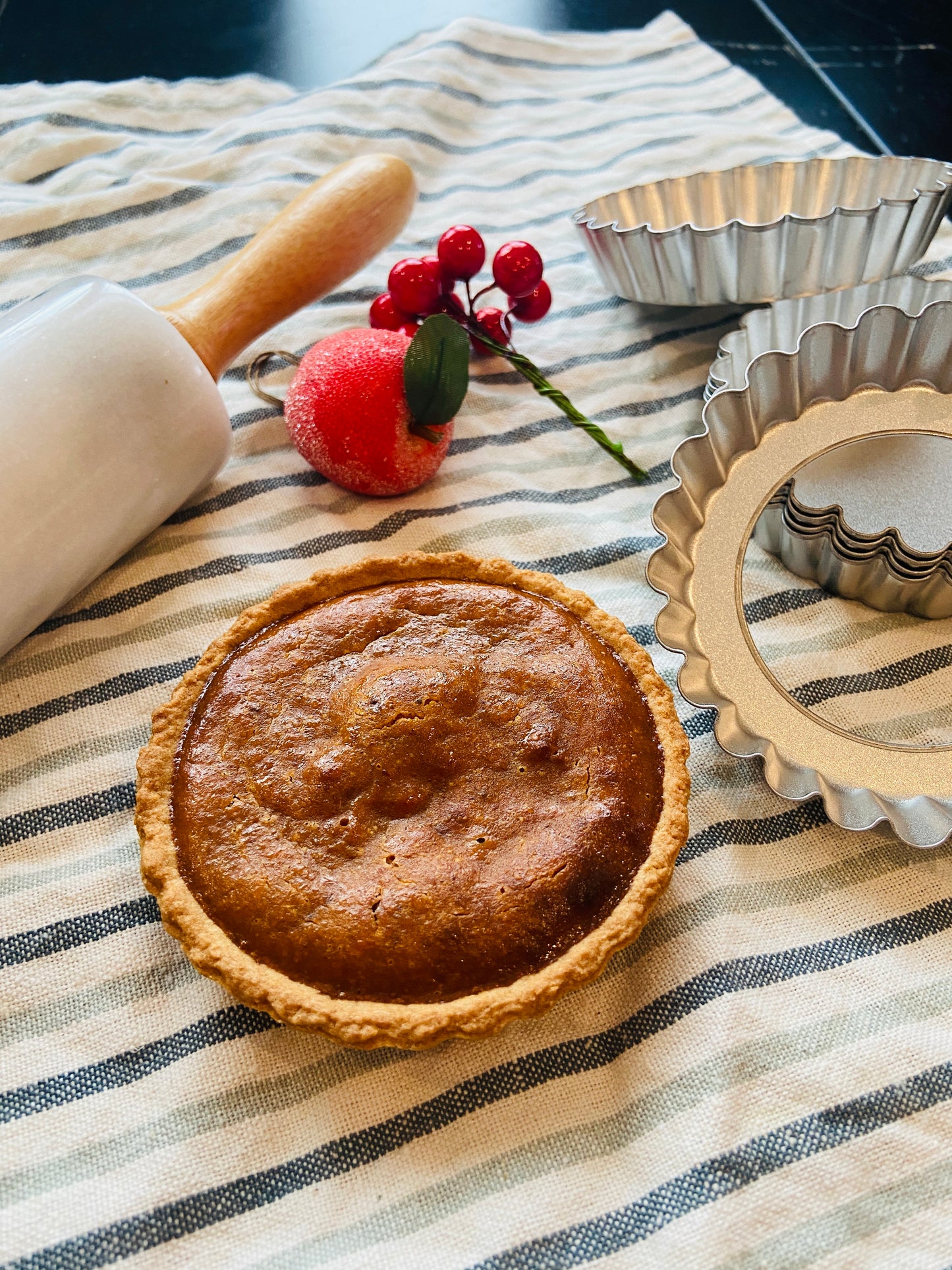 Happy Bakery Co. pumpkin pie tart