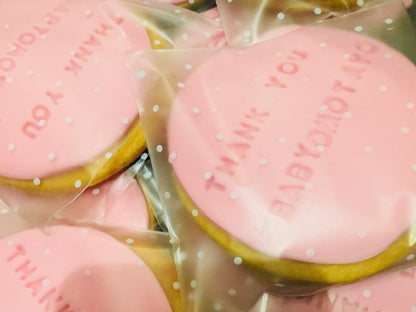 12 x Personalised Shortbread Cookie Biscuits | Gift Box homemade postal treats | THE HAPPY BAKERY CO.